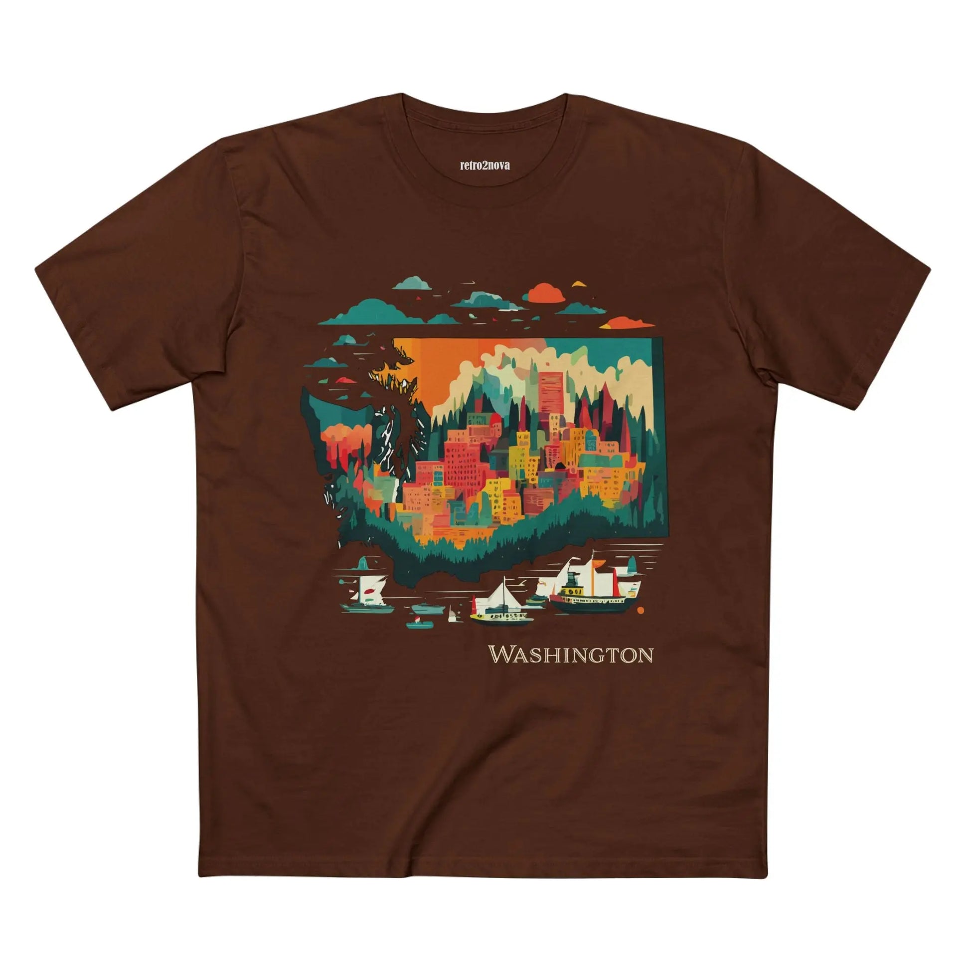 US State Shirts, Washington Shirt - retro2nova