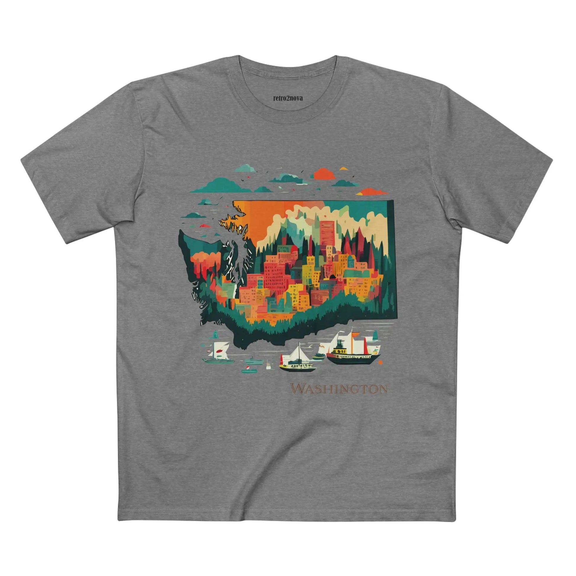 US State Shirts, Washington Shirt - retro2nova