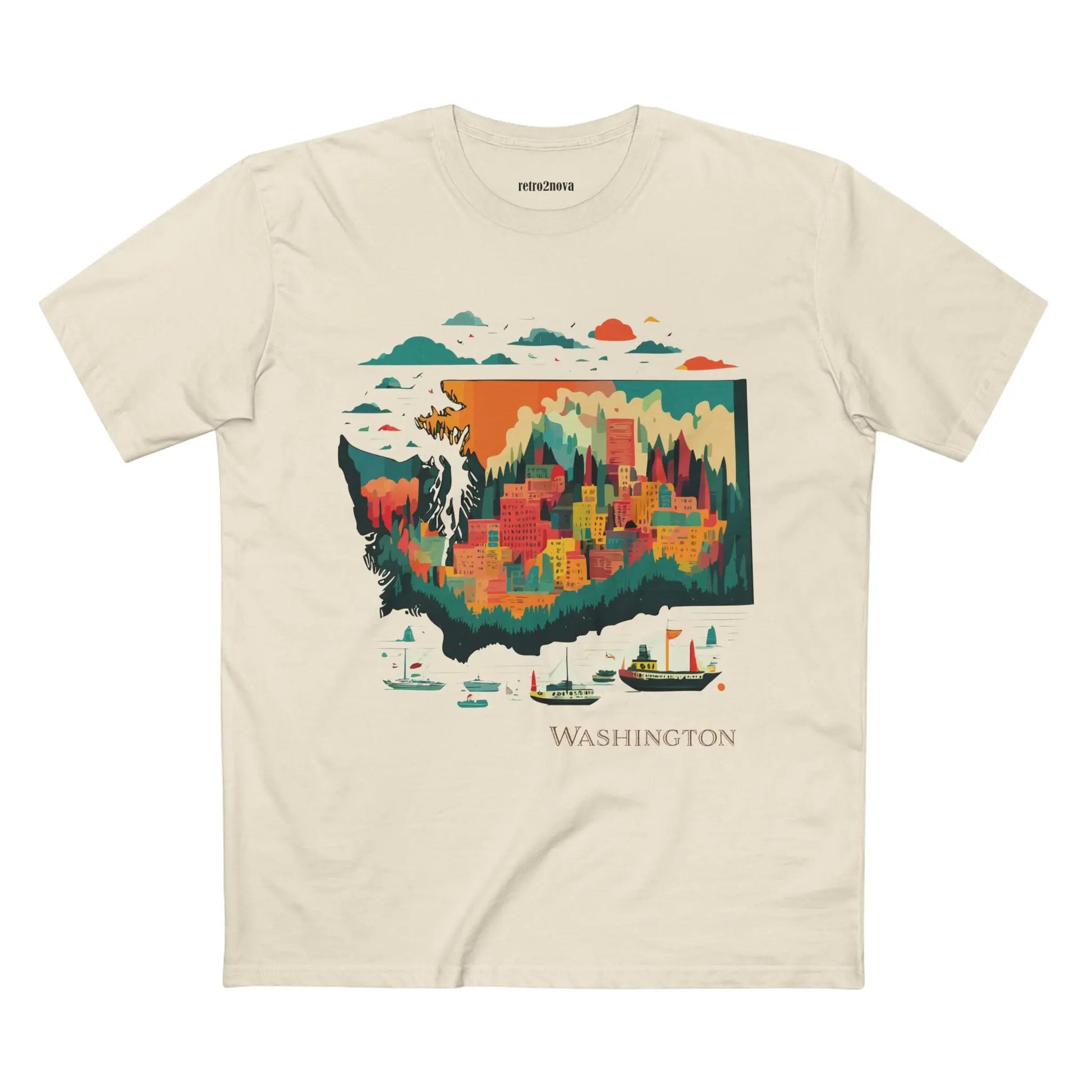 US State Shirts, Washington Shirt - retro2nova