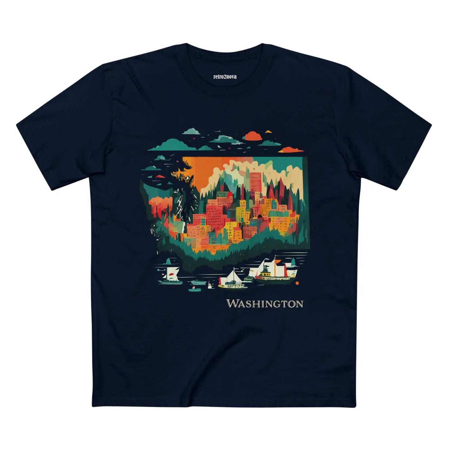 US State Shirts, Washington Shirt - retro2nova
