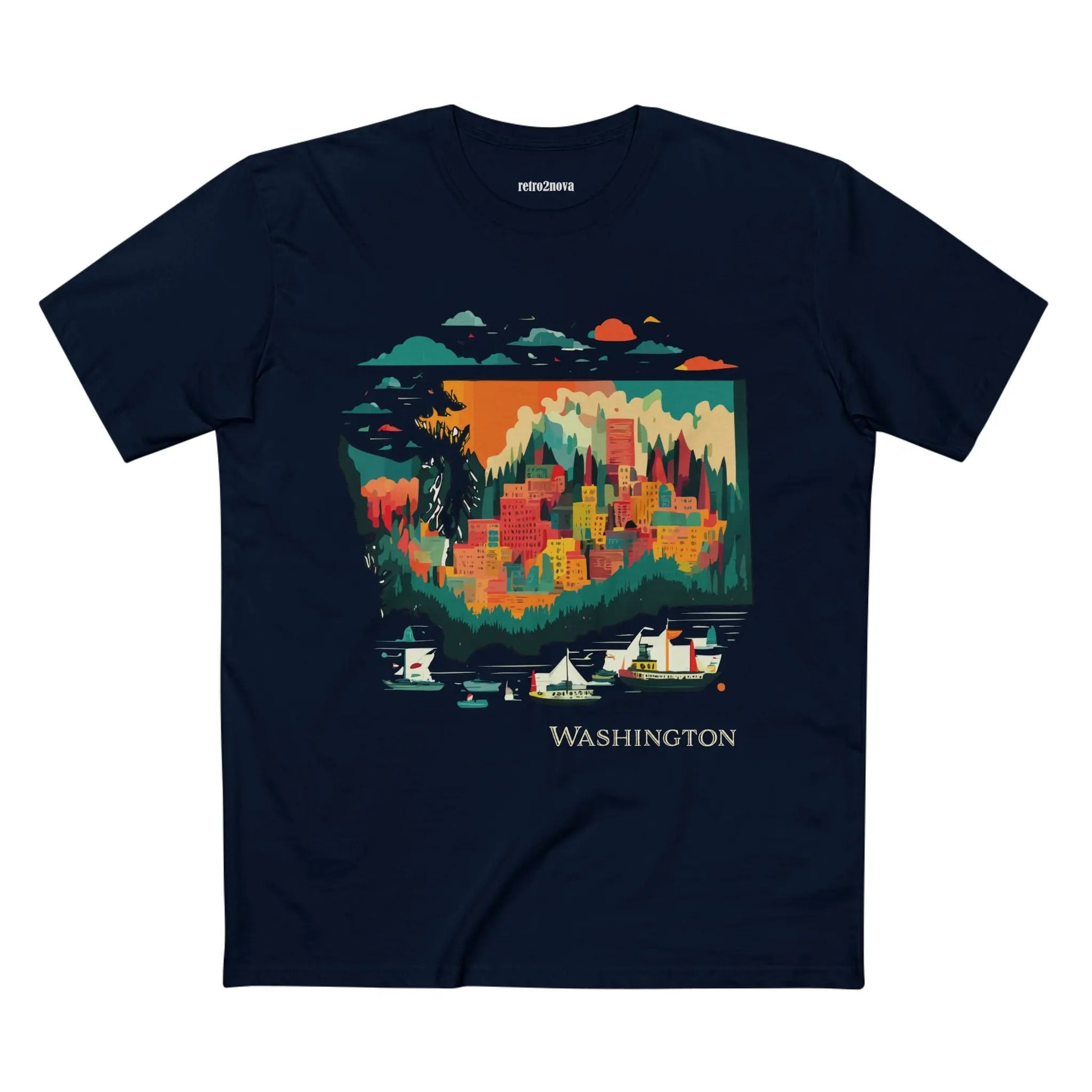 US State Shirts, Washington Shirt - retro2nova