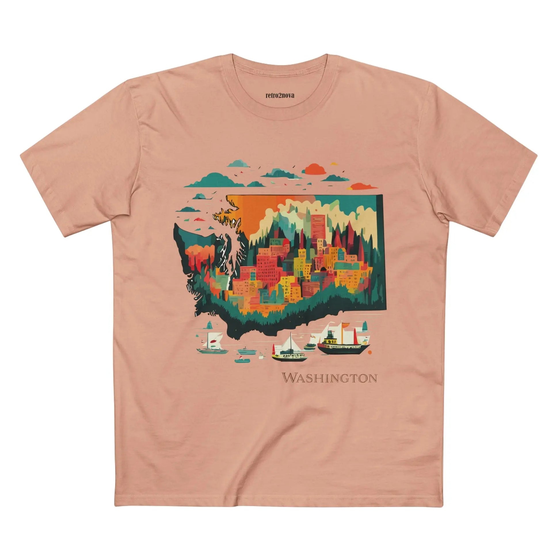 US State Shirts, Washington Shirt - retro2nova