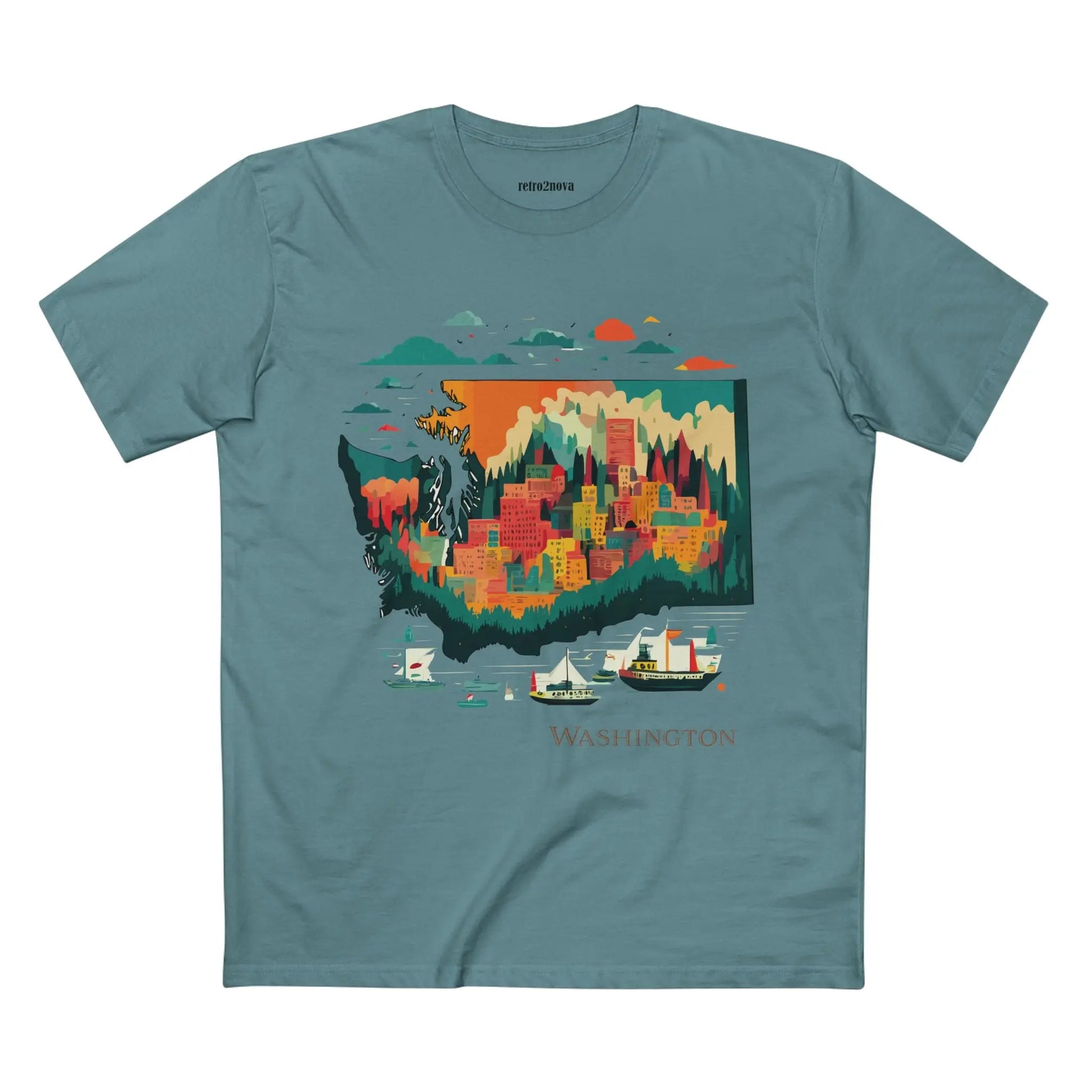 US State Shirts, Washington Shirt - retro2nova