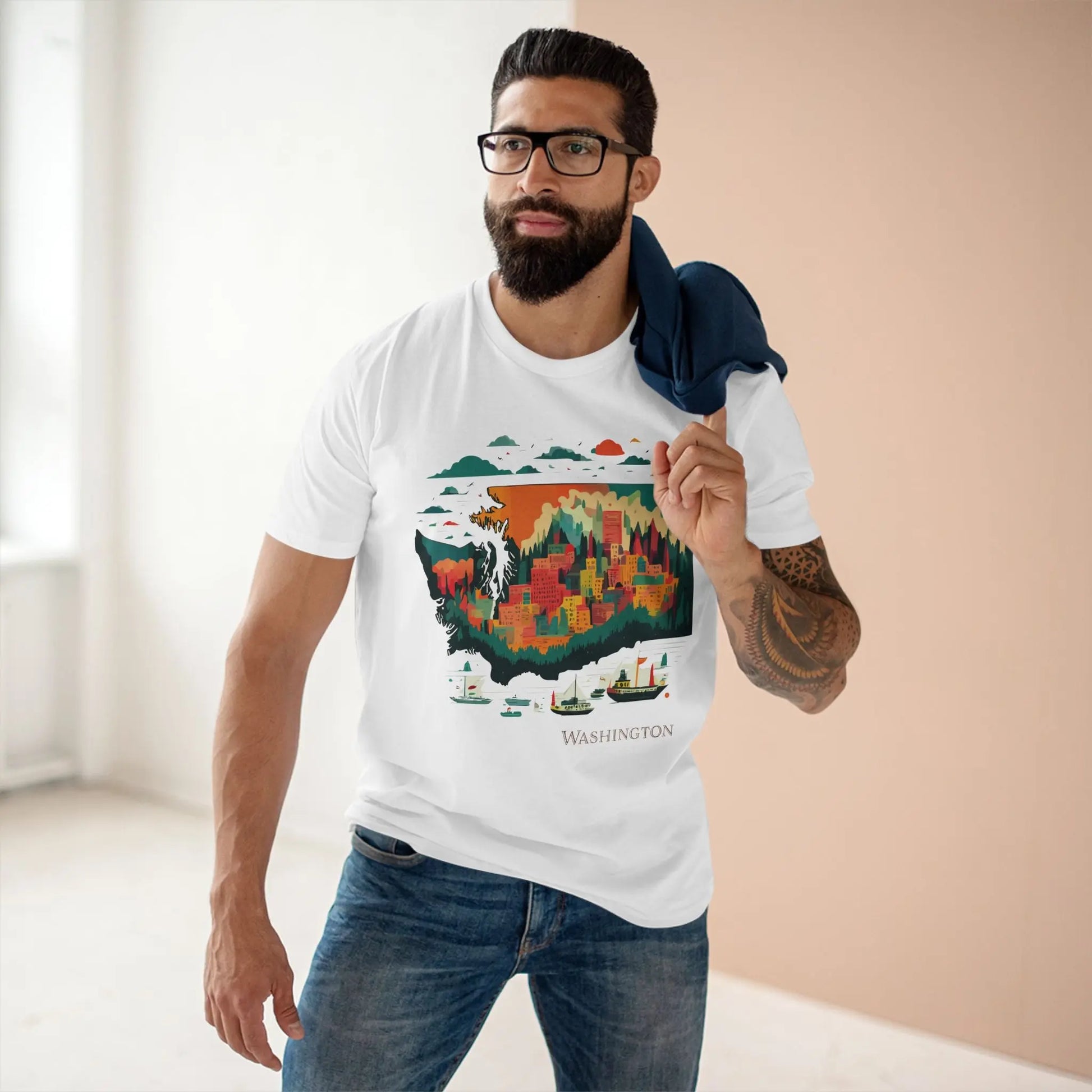 US State Shirts, Washington Shirt - retro2nova