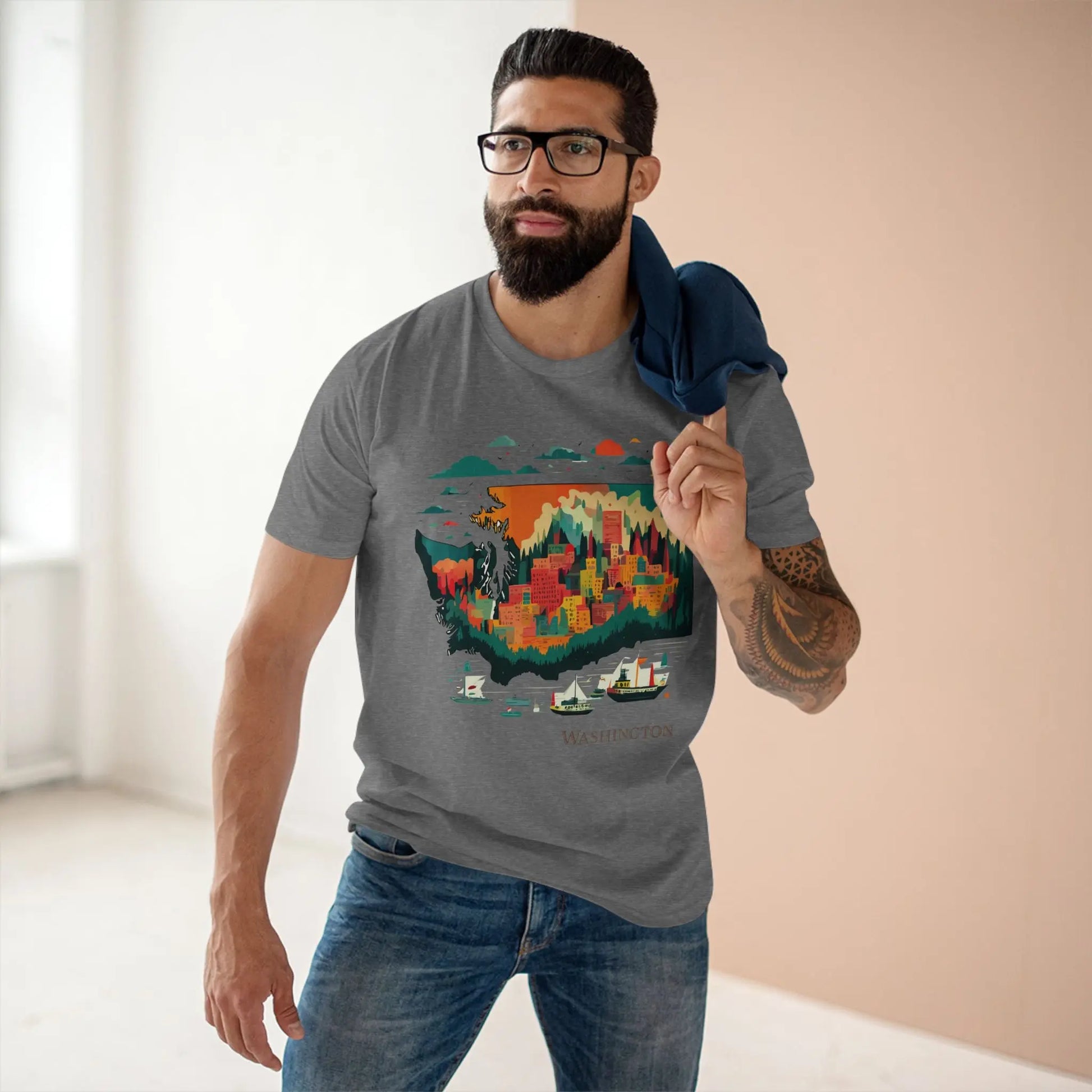 US State Shirts, Washington Shirt - retro2nova