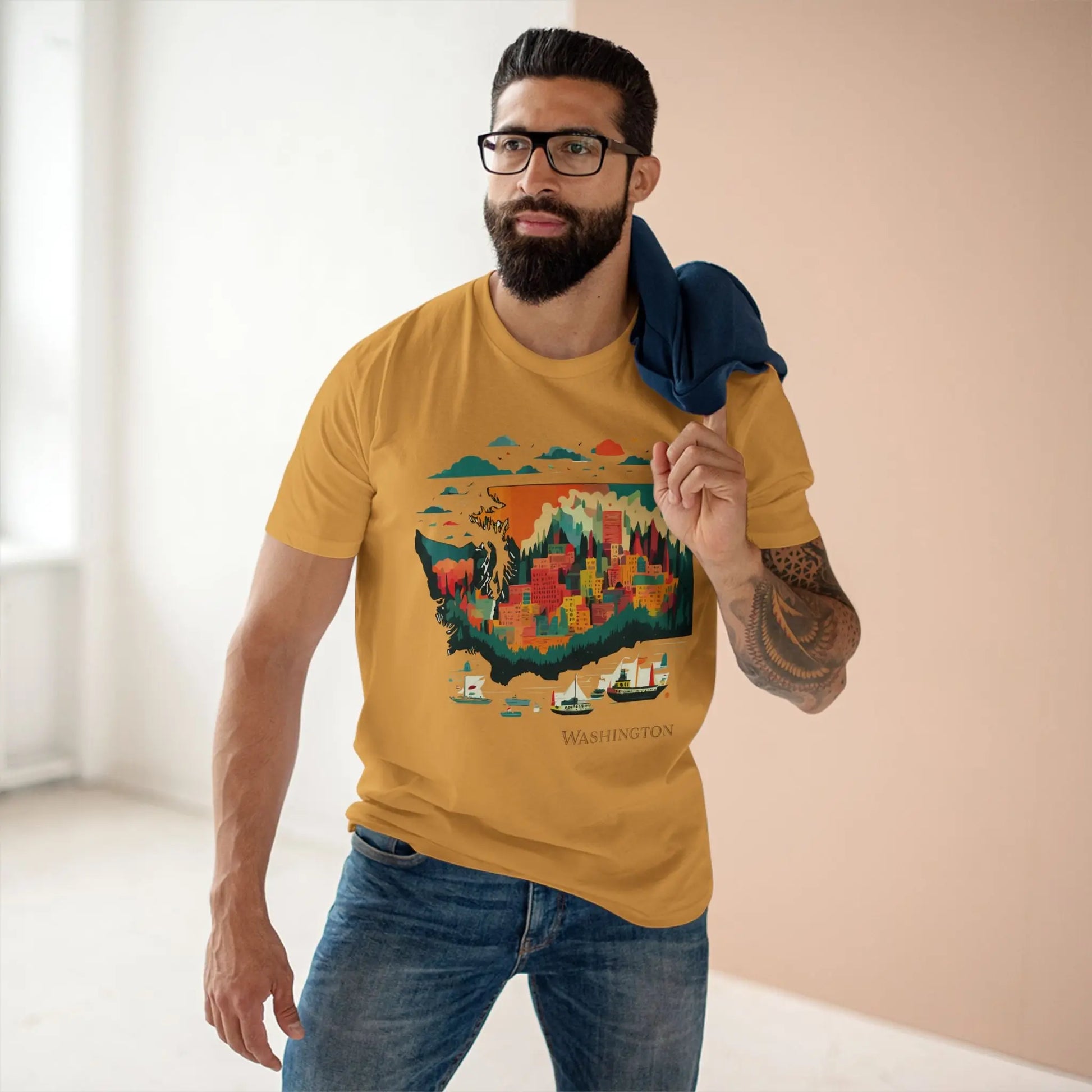 US State Shirts, Washington Shirt - retro2nova