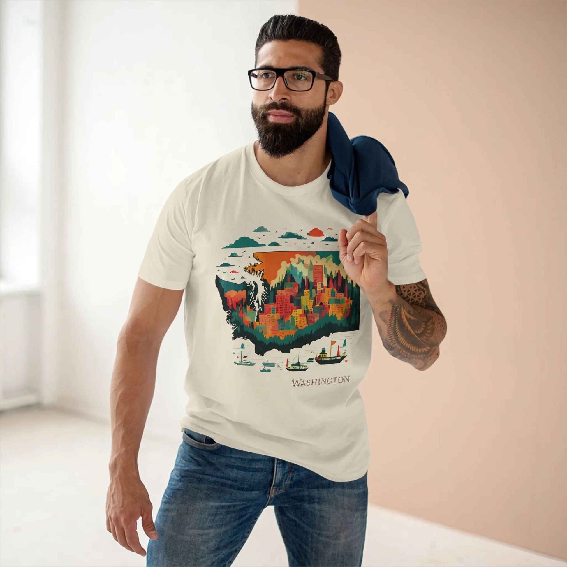 US State Shirts, Washington Shirt - retro2nova