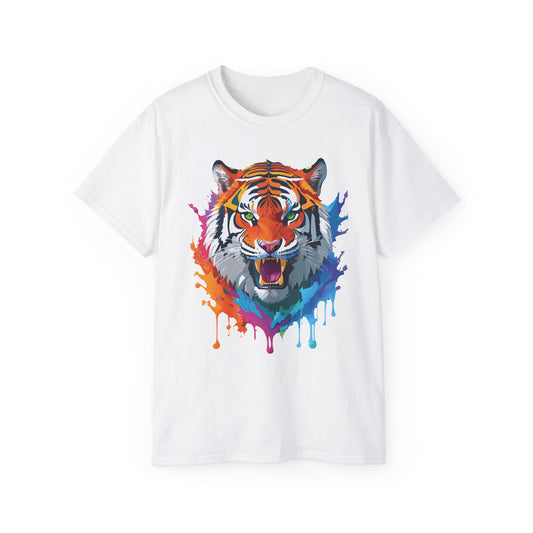Animal Shirt, Tee Shirt with Tiger, Tiger Shirt