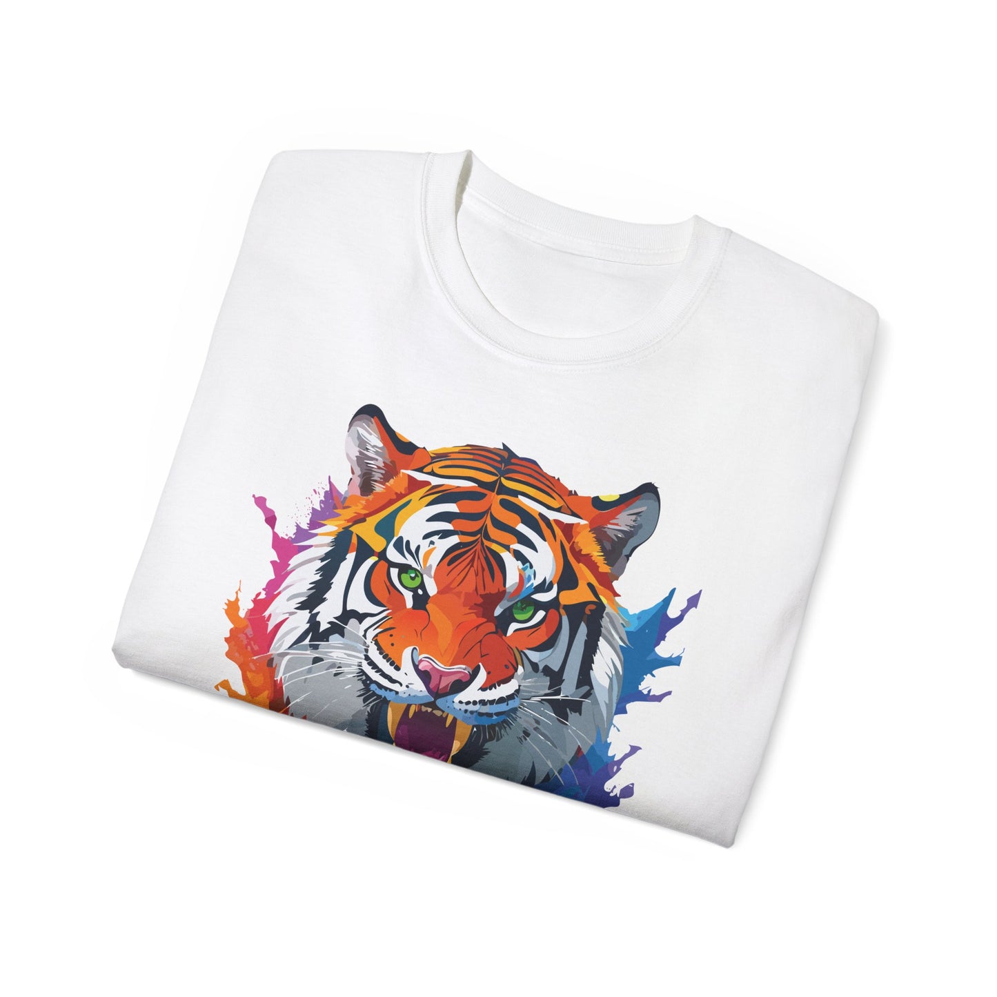 Animal Shirt, Tee Shirt with Tiger, Tiger Shirt