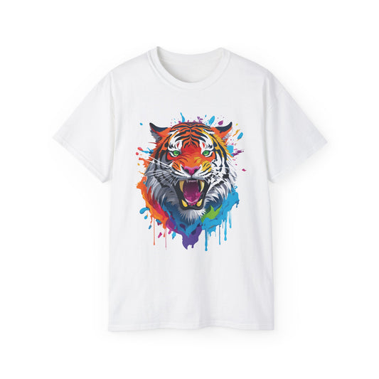 Animal Shirt, Tee Shirt with Tiger, Tiger Shirt
