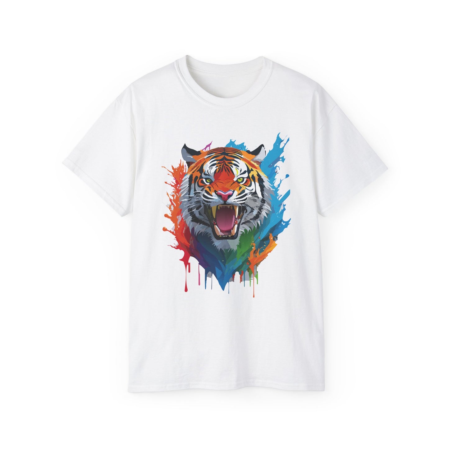 Animal Shirt, Tee Shirt with Tiger, Tiger Shirt