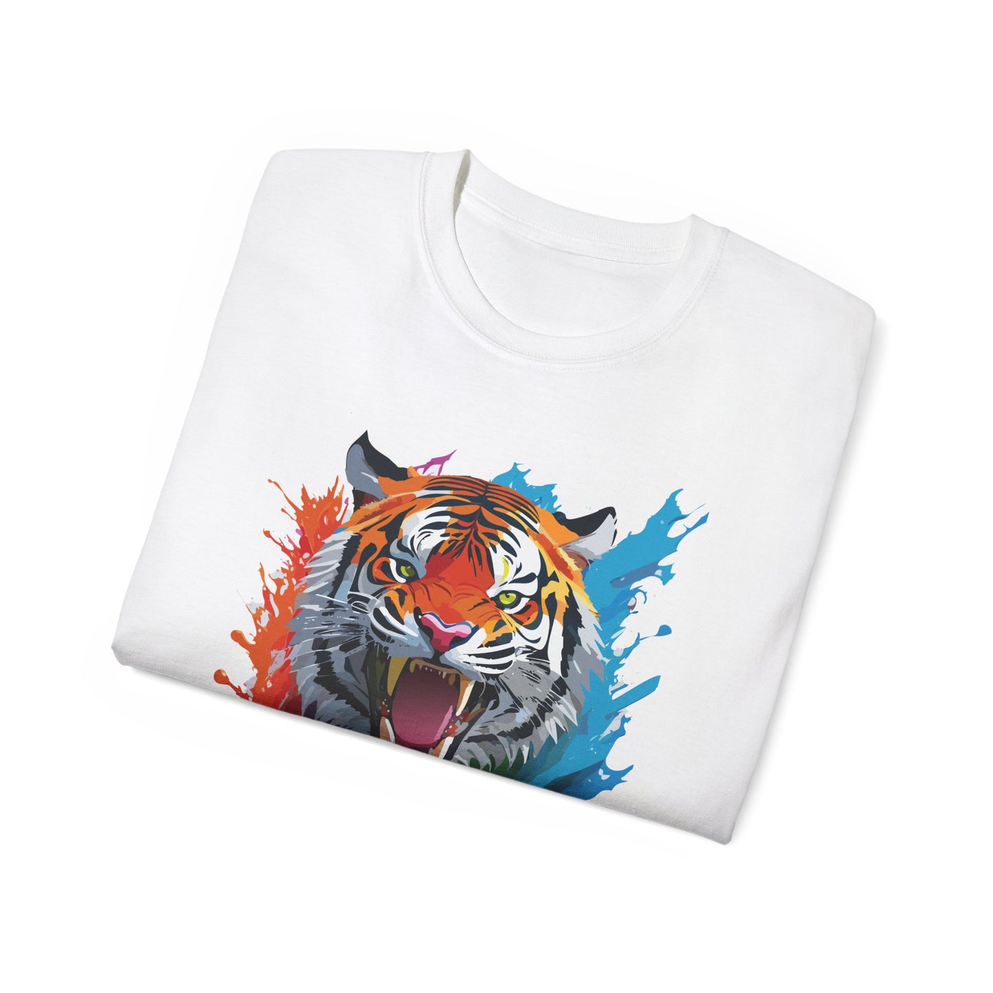 Animal Shirt, Tee Shirt with Tiger, Tiger Shirt