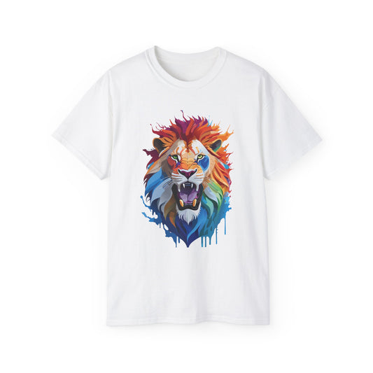 Animal Shirt, Tee Shirt with Lion, Lion Shirt