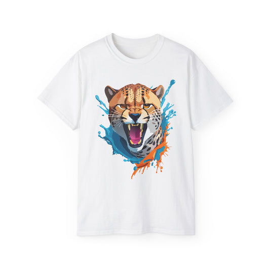 Animal Shirt, Tee Shirt with Cheetah, Cheetah Shirt