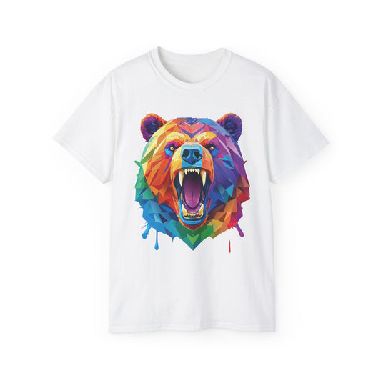 Animal Shirt, Tee Shirt with Bear, Bear Shirt