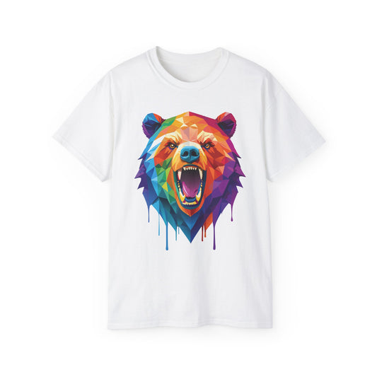 Animal Shirt, Tee Shirt with Bear, Bear Shirt