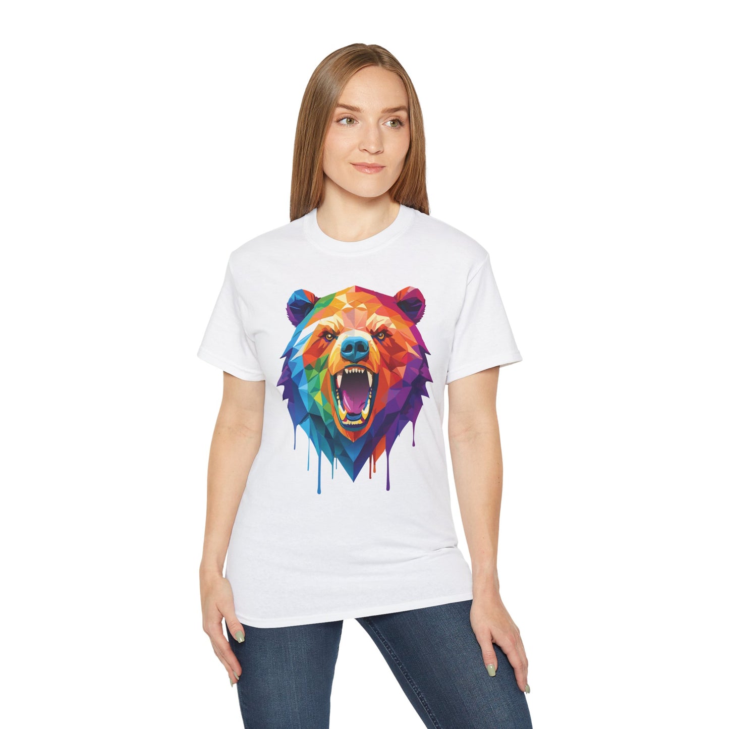 Animal Shirt, Tee Shirt with Bear, Bear Shirt