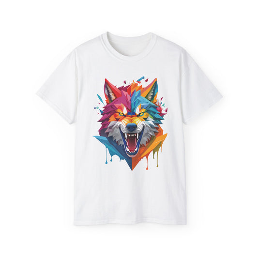 Animal Shirt, Tee Shirt with Wolf, Wolf Shirt
