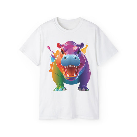Animals Shirt, Tee Shirt with Hippo