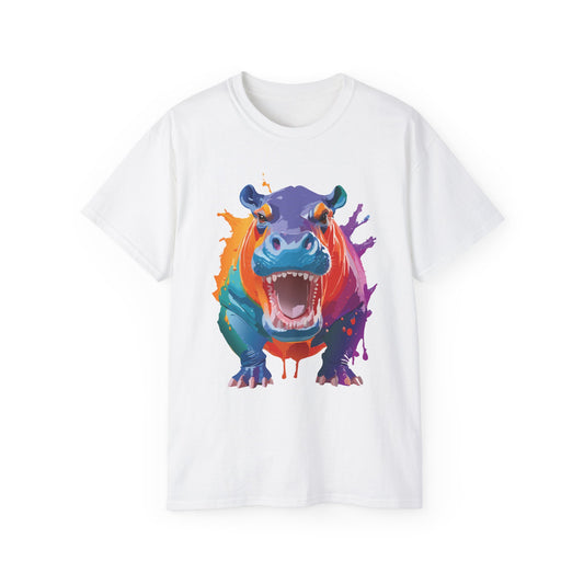 Animals Shirt, Tee Shirt with Hippo