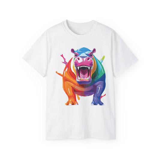 Animals Shirt, Tee Shirt with Hippo
