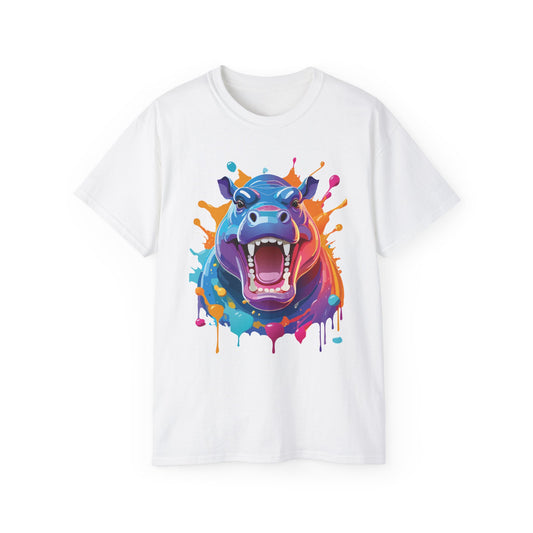 Animals Shirt, Tee Shirt with Hippo